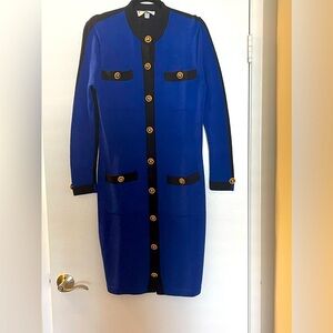 Vintage St. John Collection Two Tone Dress